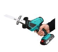 Cordless Reciprocating Saw - One-Handed Reciprocating Saw Battery Powered, 2pcs 21V 2.0Ah Battery Cordless Saw Ultra-Light Electric Saw for Wood/Metal/PVC Pipe Cutting, Tree Pruning