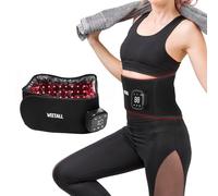Cordless Red Light Therapy Belt: Portable Wireless Infrared Light Wrap Vibration Massage Belt with Heat for Back, Waist, Shoulder Pain Relief, Gifts for Women at Home