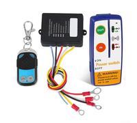 Cordless Remote Control Kit for Electric Winch For ATV SUV Trucks Designed for Compatibility with Multiple Brands Including Warn, Ramsey, Superwinch, Smittybilt, Gorilla (CQ51-B04)