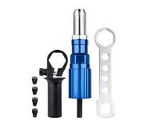 Cordless Rivet Adapter, Electric Drill Riveting Tool Kit, Power Attachment with High Torque Drive System, Industrial Grade Fastening Converter, Heavy Duty Metal Assembly Design, Construction Users