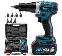 Cordless Rivet Nut Gun, Electric Rivet Nut Tool for M3-M12 Rivnuts