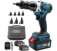 Cordless Rivet Nut Gun with Stroke Memory, Electric Rivnut Tool M3-M12