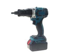 Cordless Rivet Nut Tool Set (M6/M8) - Electric Assembly Nutsert Kit for Aluminum and Iron Rivet Nuts - Portable Battery Powered Pop Rivet Nut Insert Installation Tool on Amazon