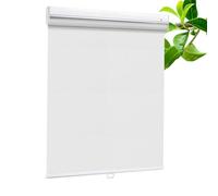 Cordless Roller Blinds White 60cm 70cm 80cm 90cm 100cm 110cm 120cm,Blackout Roller Shades for Windows,Retractable Sunshade Roller Blinds,Thermal Insulated/Privacy Curtains,W×H-70×150cm(28 * 59in)