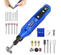 Cordless Rotary Tool, 3.7V Rechargeable Rotary Tool Kit with 80 Accessories, 5 Gear Speed 28000RPM, Type-C Charging Power Rotary Tool for Engraving, Cutting, Sanding, Polishing and DIY Crafts