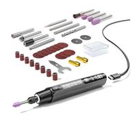 Cordless Rotary Tool | 6 Speeds Rechargeable Drill Pin | Electric Rotary Tool Set with Light,For Woodworking, Handicraft Model Restoration Electronics Repair Jewelry Making