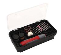 Cordless Rotary Tool Kit 4.2V USB Rechargeable Mini Electric Grinder with Variable Speed 5000 18000rpm for Polishing Cleaning Engraving DIY Crafting Projects Red ABS