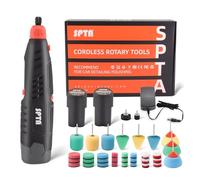 Cordless Rotary Tool Kit, SPTA 12V Mini Rotary Tool with 40 Piece Accessory Kit, Power Rotary Tools for Polishing, Cutting, Sanding, Drilling and Engraving
