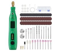 Cordless Rotary Tool with 105pcs Accessories - 3.7V 5-Speed 3600-18000 RPM Mini Electric Grinder, USB Rechargeable for DIY Work Engraving, Carving, Cutting, Polishing, Drilling, Cleaning, Sanding