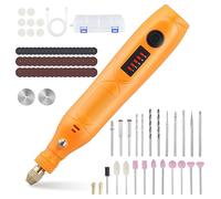 Cordless Rotary Tool with 105pcs Accessories - 3.7V 5-Speed 3600-18000 RPM Mini Electric Grinder, USB Rechargeable for DIY Work Engraving, Carving, Cutting, Polishing, Drilling, Cleaning, Sanding
