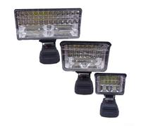 Cordless Rotatable LED Work Light Designed to Accommodate For bosch 18V Batteries Enhances Visibility at Jobsites (8inch)