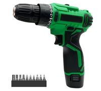 Cordless Screwdriver, Cordless Drill Driver 12V, Electric Screwdriver, 25+1 Torque Electric Drill, 2-Variable Speed LED Work Light, 1500mAh Li-Ion Battery Drill for Home and Garden DIY Project