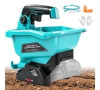 Cordless Seed Spreader for Makita 18V Battery, 3.3L Handheld Electric Spreaders with 8 Adjustable Scatter Width, 6 Variable Flow Rate, for Fertilizer, Grass Seed, Salt and Grit (No Battery)