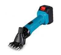Cordless Sheep Shearing Clippers, 200W Motor with 6 Speeds Up to 2400 RPM and 13-Tooth Blade for Livestock Grooming