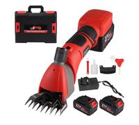 Cordless Sheep Shearing Clippers, 3000RPM Professional Electric Shearing Clippers with 2 Large Capacity Batteries for Shaving Fur Wool in Sheep, Cattle, and Farm Livestock Pet