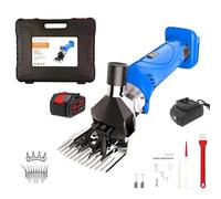Cordless Sheep Shearing Clippers - 6-Speed Adjustable, Brushless Motor, Low Noise, Includes 1 Battery & Spare Blades, Fast Heat Dissipation for Sheep, Goats, Alpacas, Llamas