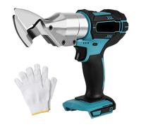 Cordless Sheet Metal Shears Compatible with Makita 18V, 360° Rotating Electric Shears, Cutting Thickness up to 2 mm, Ideal for Metal, Carpets, Fabric and Leather (Battery Not Included)