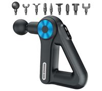 Cordless Shoulder Massager - Handheld Percussion Device, Adjustable Electric Machine, Digital Therapys Tool | Fitness Recovery for Athletes Players Laborers Busy Professionals Women Men Travelers