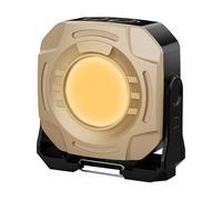 Cordless Site Flooder - Swivel Beam Light, Compact Field Illumination | Multi-Directional Bright Output, Robust Weatherproof Casing, for Mechanical Servicing, Night Inspections, Repair Tasks