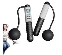Cordless Skipping Rope | Jump ropes | Adjustable wireless skipping rope Workout Equipment | Smart Ball-Weighted Counting Jumping Rope with LCD Counter