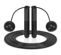 Cordless Skipping Rope Smart Digital Ropeless Jump Rope for Adults Women Men Kids Adjustable Jumping Rope with Calorie Counter for Fitness, Crossfit, Exercise, Boxing, Gym (Black)