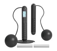 Cordless Skipping Ropes for Adults, Cordless Jump Rope With Counter, Portable Wireless Gravity Ball Skipping Rope, Adjustable Jump Ropes for Burn Calories(版:Dual-Purpose Long Rope Big Ball)