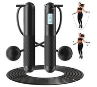 Cordless Skipping Ropes for Adults, Skipping Rope with Counter Wireless Skipping Rope Smart Digital Gravity Ball Jump Rope Jump Rope Machine Skipping Ropes for Fitness Exercise