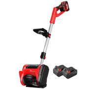Cordless Snow Shovel - Battery Powered Electric Snow Blower, Adjustable Handle, 11 inch Clearing Width, Brushless Motor, Includes 2 Batteries & Charger, Lightweight for Driveways & Patios