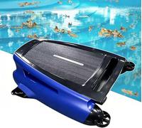 Cordless Solar Pool Skimmer Robot, Rechargeable 5200mAh, 4.1L Large Basket, Smart APP Control for In-Ground & Above Ground Pools