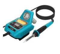Cordless Soldering Iron 60w Portable Adjustable Digital LCD Soldering Station 100~500℃ Auto-Sleep°C/°F Conversion for DIY Repairs(No Battery) (Compatible with 18V Battery)