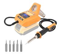 Cordless Soldering Iron for Dewalt 20V Max Battery,Digital LCD Display Soldering Station,Fast Heating Up Portable Soldering Iron for DIY, Appliance Repair,Wire Welding (Battery Not Included)