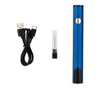 Cordless Soldering Iron Pen Pencil, Rechargeable Thread Zapper Burner Tool with Adjustable Voltage, Portable 510 Threaded Battery Pen for Electronics Repair and DIY Projects (Blue)