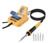 Cordless Soldering Iron Station for MAKITA 18V Batteries, Electric Soldering Station Kit with LET Display 2 Temperature Units 100-500°C 10 Seconds Preheat for DIY Appliance Repair