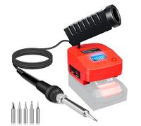 Cordless Soldering Iron Station Tool for Einhel-l 18V PXC Power X-Change Battery,Portable Electric Fast Heating Up Soldering Iron with USB&Type C for DIY,Appliance Repair,Wire Welding(NO Battery)