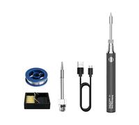 Cordless Soldering Iron Tool Pen Portable USB 5V 8W Electric Powered 3 Tip Kit Rechargeable and Temperature Adjustment
