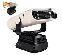 Cordless Space Heater, Portable Car Heater and Defroster, USB Cordless Space with 2 Settings & Rotatable Base for Vehicle