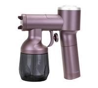 Cordless Spray Tan Machine-Better Atomization Effect-40Min Long Lasting Spray Tanning Gun Rechargeable and Handheld Spray tanner with Carry Case for Home Tan Travel Beach Salon Mobile Use Purple