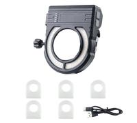 Cordless Sprayer Light with Adjustable Brightness and Color Temperature for Enhanced Painting Visibility (Black, 8x6x2cm)