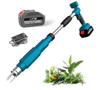 Cordless Stand-Up Weed Remover with Triple Steel Claw Root Extractor and Long Handle for Lawn and Yard Gardening