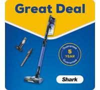 Shark IZ202UK Cordless Stick Vacuum Cleaner - 40 Minutes Run Time - Blue