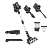 Cordless Stick Vacuum Cleaner, Anti Hair Wrap, 60 Minute Run Time Battery, 140W 15KPA 60Mins Cordless Stick Vacuum Cleaner with LED Display, Pet Tool, Multi-Surface & Crevice Tools