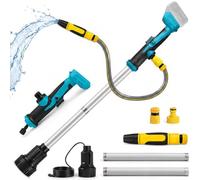 Cordless Stick Water Transfer Pump Compatible with Makita 18V (Tool only) | 3600 L/h Portable Water Pump for pool draining, flooded basements, garden ponds, with 3/4" Hose Connector 1/2" Water Outlet