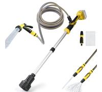 Cordless Stick Water Transfer Pump Compatible with Max 20v Dewalt Battery | 720 GPH,33 FT Lift Head,300W Brushless Submersible Water Pump,8-in-1 Spray Nozzle,Water Pump for Garden,Pond,Rv Pool Draining