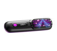 Cordless Straightener | Cordless Straightening Brush | 3 Temperature Settings Ceramic Professional Comb for Wet & Dry Home Beach Salon Travel Styling