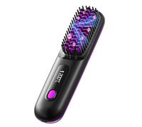 Cordless Straightener | Cordless Straightening Brush | 3 Temperature Settings Ceramic Professional Comb for Wet & Dry Home Beach Salon Travel Styling