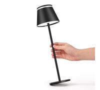 Cordless Table Lamp, LED Rechargeable Desk Lamp with 5000mAh Battery Operated, Portable Table Light,Waterproof,3 Colors,Dimmable,for Restaurant/Bedroom/Patio/Camping/Outdoor/Party Night Light,1 Pack