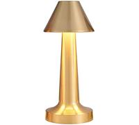 Cordless Table Lamp,Portable Cordless LED Desk Light,Rechargeable Touch Control Night Light with 3 Color Dimming,Metal Eye-Protection Bedside Table Lamp for Bedroom Living Room Restaurant Bar(C)