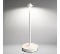Cordless Table Lamp Rechargeable LED Battery Operated 4000mAh Table Lamp Touch Dimmable Lamp Outdoor Waterproof Portable Wireless Table Light for Dining Restaurant Bar Indoor/Outdoor Use (White-1PC)