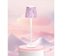 Cordless Table Lamp with 3-Colour Modes (Pink White)
