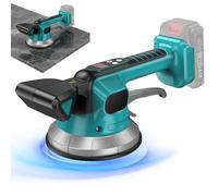 Cordless Tile Vibration Tool for Makita Battery, 10 Gears Tile Tiler Tool 850kg Adsorption Tile Vibration Leveling Machine with 14.5cm Suction Cup for Tiling 30-240cm Tiles (No Battery)